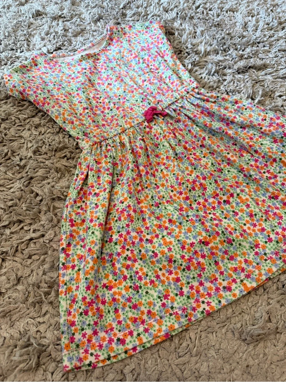 2019 Gymboree Outlet Floral Dress, Size S (5-6)